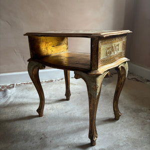 20th Century Florentine Painted Side Table