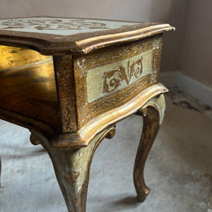 20th Century Florentine Painted Side Table
