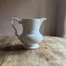 Load image into Gallery viewer, English vintage whitewater jug by Penlen
on a French country table 
