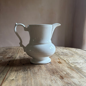 English vintage whitewater jug by Penlen
on a French country table 