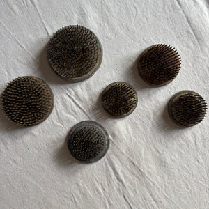 20th Century English Metal Flower Frog Collection