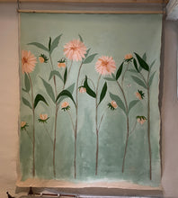 将图片加载到图库查看器，Extra Large Contemporary Artwork of Dahlias
