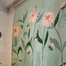 将图片加载到图库查看器，Extra Large Contemporary Artwork of Dahlias
