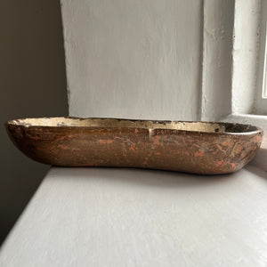 Extra Large Swedish Antique Root Bowl