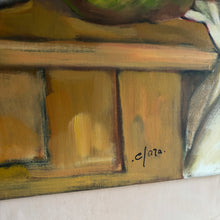 Load image into Gallery viewer, Six Pears on Ochre Table
