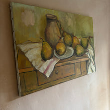 Load image into Gallery viewer, Six Pears on Ochre Table
