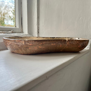 Extra Large Swedish Antique Root Bowl