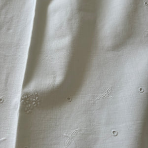 French Antique Broderie Anglaise Pillow Cases