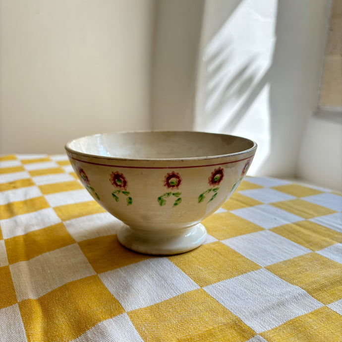 French cafe au lait bowl with timeworn patina by Penlen