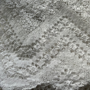 French Antique Crocheted Lace Curtains