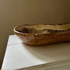 Extra Large Swedish Antique Root Bowl